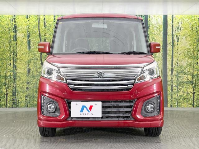 スペーシアカスタム XSターボ ターボ 両側電動ドア SDナビ シートヒーター スマートキー HIDヘッド クルコン オートライト オートエアコン 純正15インチアルミ CD DVD再生 地デジ(14枚目)