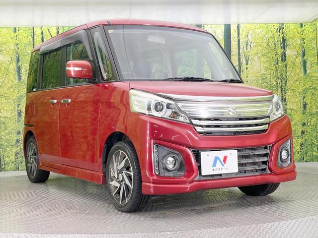 スペーシアカスタム XSターボ ターボ 両側電動ドア SDナビ シートヒーター スマートキー HIDヘッド クルコン オートライト オートエアコン 純正15インチアルミ CD DVD再生 地デジ(16枚目)