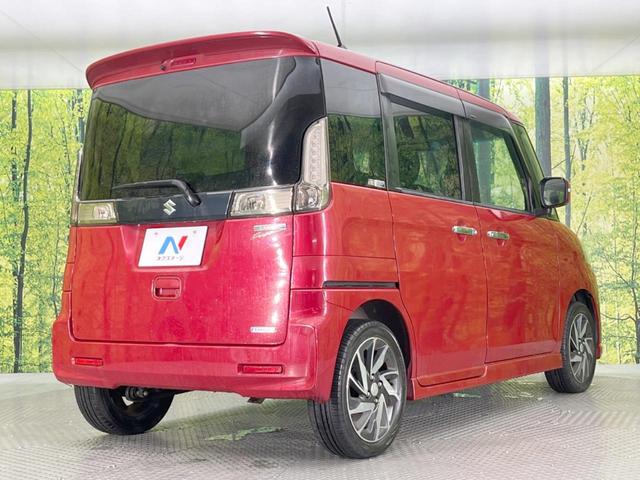 スペーシアカスタム XSターボ ターボ 両側電動ドア SDナビ シートヒーター スマートキー HIDヘッド クルコン オートライト オートエアコン 純正15インチアルミ CD DVD再生 地デジ(17枚目)