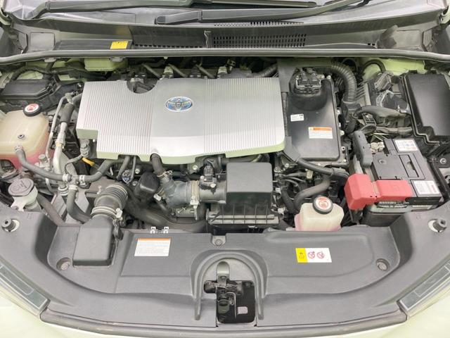 プリウス Ｓ　純正ナビ　バックカメラ　衝突被害軽減システム　レーダークルーズ　禁煙車　スマートキー　ＬＥＤヘッド　ビルトインＥＴＣ　オートハイビーム　オートライト　オートエアコン　純正１５インチアルミ（17枚目）