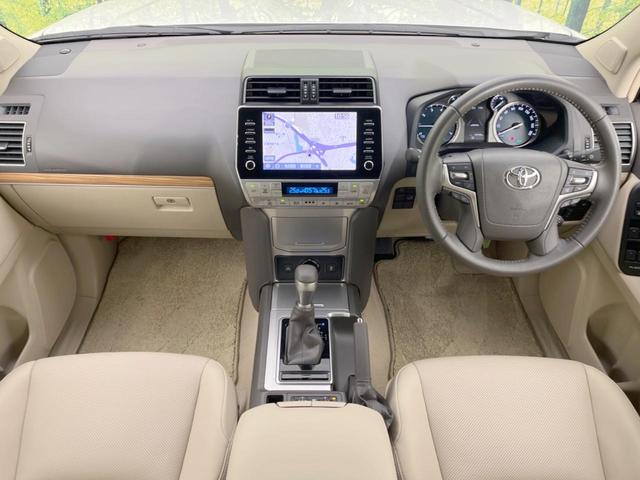 ランドクルーザープラド TX Lパッケージ マットブラックエディション 7人乗り サンルーフ メーカー9型ナビ 全周囲カメラ 衝突被害軽減システム レーダークルーズ 禁煙車 レザーシート BSM 前席シートエアコン スマートキー LEDヘッド ルーフレール ETC2.0(2枚目)