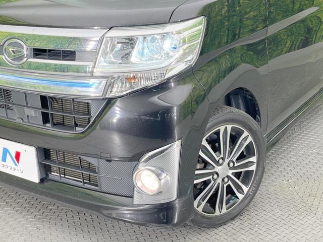 タント カスタムRS 両側電動ドア ターボ 純正ナビ バックカメラ 禁煙車 スマートキー LEDヘッド ETC オートライト オートエアコン 純正15インチアルミ Bluetooth CD DVD再生 フルセグ(12枚目)