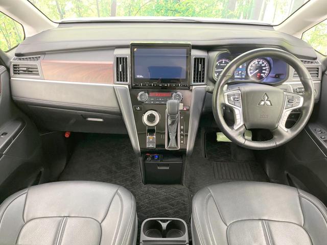 デリカD:5 P 4WD 両側電動ドア 純正SDナビ 後席モニター 全周囲カメラ e-Assist レーダークルーズ 禁煙車 電動リアゲート パワーシート ドラレコ コーナーセンサー スマートキー LEDヘッド(2枚目)