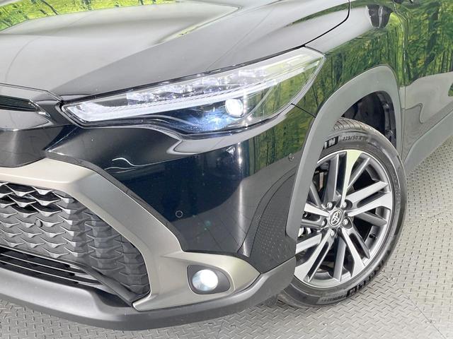 カローラクロス ハイブリッド Z パノラマルーフ 全周囲カメラ 衝突被害軽減システム レーダークルーズ 禁煙車 電動リアゲート ハーフレザーシート パワーシート ドラレコ コーナーセンサー スマートキー LEDヘッド ビルトインETC(12枚目)