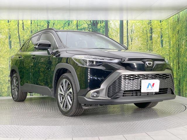 カローラクロス ハイブリッド Z パノラマルーフ 全周囲カメラ 衝突被害軽減システム レーダークルーズ 禁煙車 電動リアゲート ハーフレザーシート パワーシート ドラレコ コーナーセンサー スマートキー LEDヘッド ビルトインETC(16枚目)