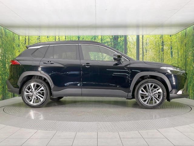 カローラクロス ハイブリッド Z パノラマルーフ 全周囲カメラ 衝突被害軽減システム レーダークルーズ 禁煙車 電動リアゲート ハーフレザーシート パワーシート ドラレコ コーナーセンサー スマートキー LEDヘッド ビルトインETC(31枚目)