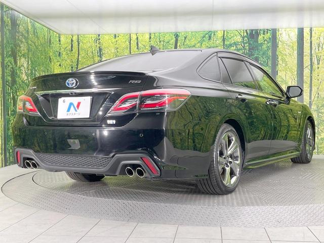 クラウンハイブリッド ＲＳアドバンス　全周囲カメラ　衝突被害軽減システム　レーダークルーズ　禁煙車　ハーフレザーシート　ドラレコ　コーナーセンサー　スマートキー　ＬＥＤヘッド　ビルトインＥＴＣ　純正１８インチアルミ　オートハイビーム（17枚目）