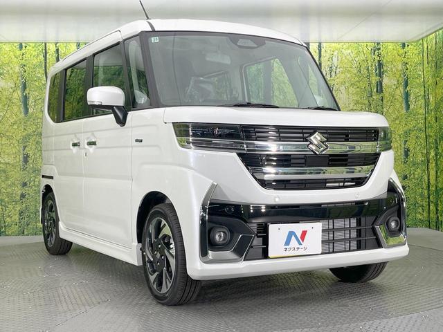 スペーシアカスタム ハイブリッドＸＳ　届出済未使用車　衝突軽減装置　両側電動ドア　アダプティブクルーズコントロール　シートヒーター　ステアリングヒーター　オートエアコン　スマートキー　ＬＥＤヘッドライト　オットマン　アイドリングストップ（16枚目）