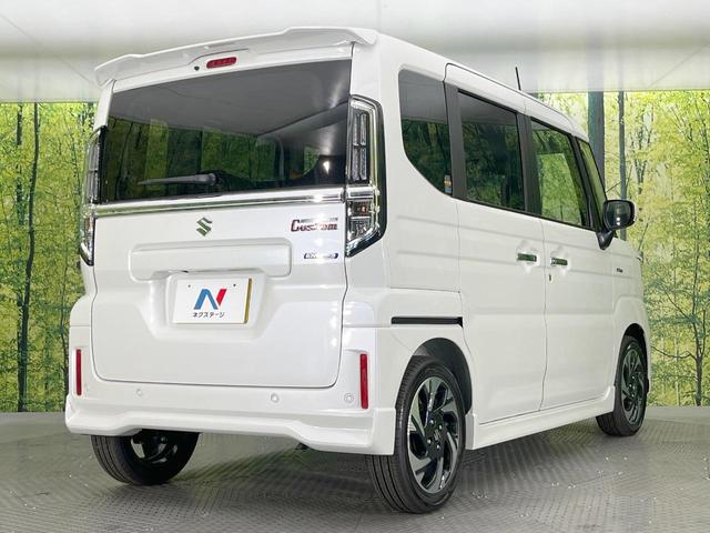 スペーシアカスタム ハイブリッドＸＳ　届出済未使用車　衝突軽減装置　両側電動ドア　アダプティブクルーズコントロール　シートヒーター　ステアリングヒーター　オートエアコン　スマートキー　ＬＥＤヘッドライト　オットマン　アイドリングストップ（17枚目）