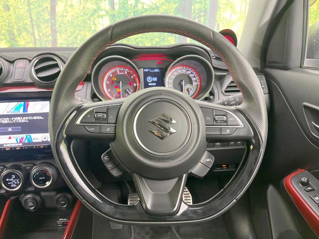 スイフトスポーツ ベースグレード　６速ＭＴ　純正８型ナビ　全周囲カメラ　衝突被害軽減システム　レーダークルーズ　禁煙車　シートヒーター　ドラレコ　スマートキー　ＬＥＤヘッド　ビルトインＥＴＣ　純正１７インチアルミ　オートハイビーム（11枚目）