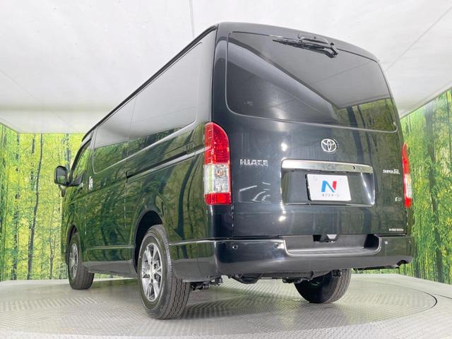 ハイエースバン ロングスーパーＧＬ　ダークプライムＳ　ターボ　ディーゼル（軽油）　両側電動ドア　全周囲カメラ　衝突被害軽減システム　禁煙車　ハーフレザーシート　ドラレコ　コーナーセンサー　スマートキー　ＬＥＤヘッド　ビルトインＥＴＣ（31枚目）