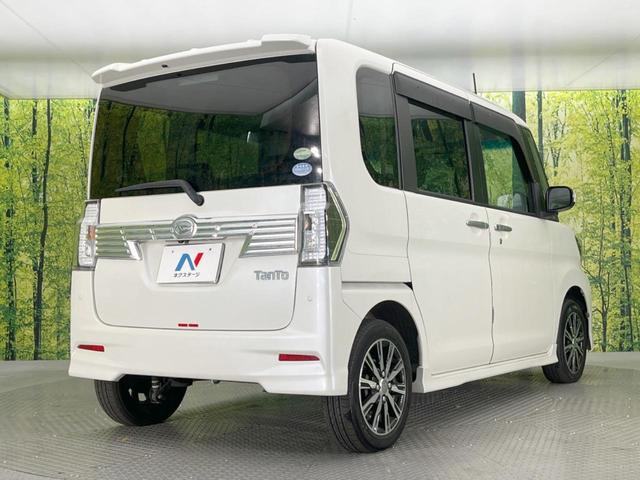 タント カスタムX トップエディションSAIII 電動スライドドア SDナビ バックカメラ 衝突被害軽減システム 禁煙車 ハーフレザーシート シートヒーター スマートキー LEDヘッド ETC 純正14インチアルミ オートハイビーム オートライト(17枚目)