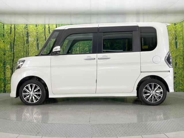 タント カスタムX トップエディションSAIII 電動スライドドア SDナビ バックカメラ 衝突被害軽減システム 禁煙車 ハーフレザーシート シートヒーター スマートキー LEDヘッド ETC 純正14インチアルミ オートハイビーム オートライト(30枚目)