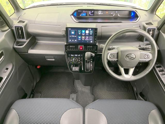 タント カスタムＲＳ　純正９型ＤＡ　ターボ　両側電動ドア　全周囲カメラ　衝突軽減システム　レーダークルーズ　禁煙車　ドラレコ　コーナーセンサー　スマートキー　ＬＥＤヘッド　ＥＴＣ　純正１５インチアルミ　オートハイビーム（2枚目）