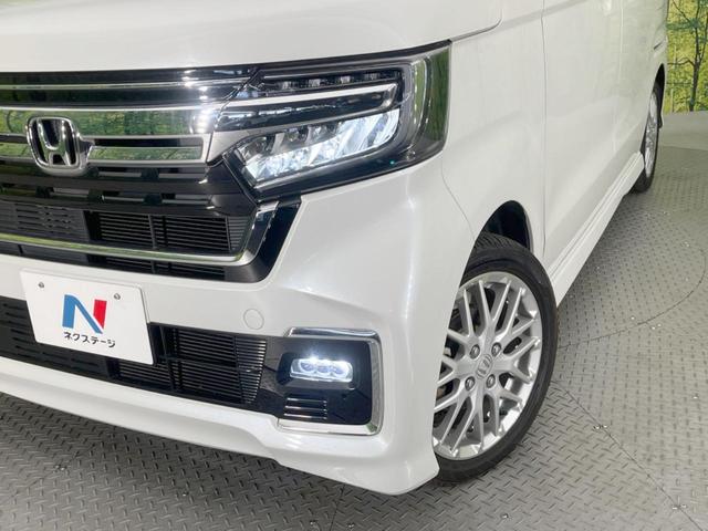 N-BOXカスタム Lターボ 両側電動ドア 純正ナビ 衝突軽減システム レーダークルーズ 禁煙車 シートヒーター ドラレコ スマートキー LEDヘッド ETC 純正15インチアルミ オートハイビーム 電動パーキングブレーキ(12枚目)