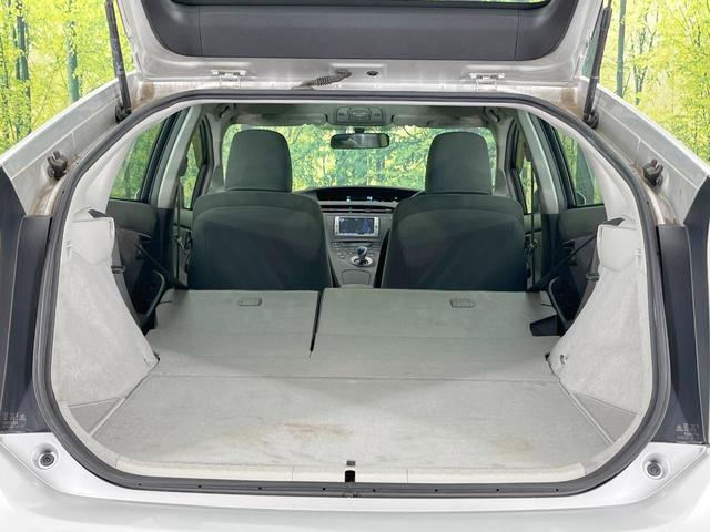 プリウス L 純正ナビ 禁煙車 スマートキー ETC 純正15インチアルミ オートライト オートエアコン CD DVD再生 地デジ ドアバイザー プライバシーガラス 盗難防止システム(10枚目)