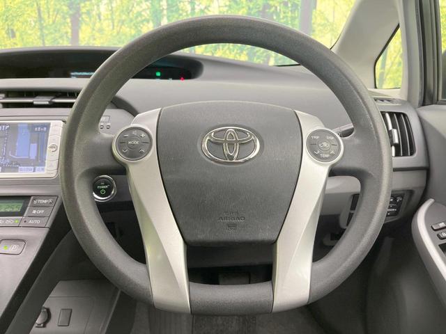 プリウス L 純正ナビ 禁煙車 スマートキー ETC 純正15インチアルミ オートライト オートエアコン CD DVD再生 地デジ ドアバイザー プライバシーガラス 盗難防止システム(11枚目)