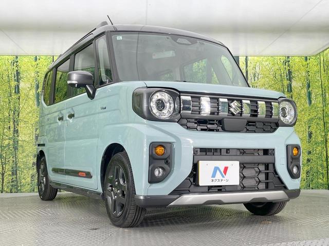 スペーシアギア ハイブリッドXZ ターボ メーカー9型ナビ 両側電動ドア 全周囲カメラ 衝突軽減 禁煙車 ドラレコ HUD オットマン コーナーセンサー スマートキー LEDヘッド ルーフレール ETC 純正14インチアルミ オートハイビーム(15枚目)