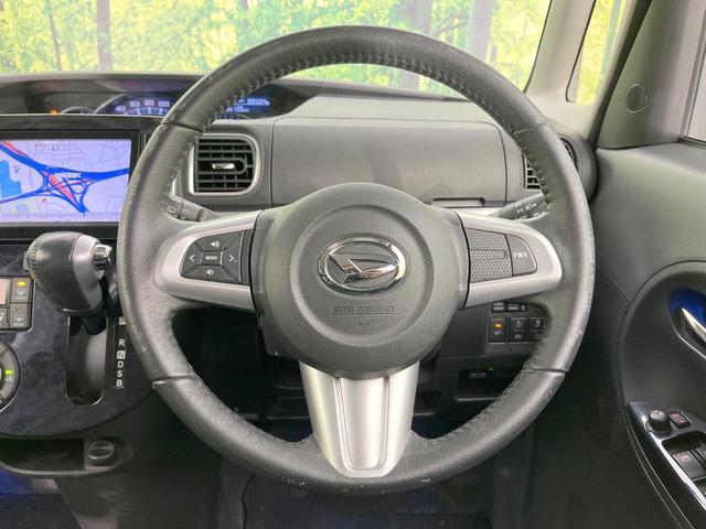 タント カスタムＲＳ　トップエディションＳＡＩＩＩ　両側電動ドア　純正ＳＤナビ　後席モニター　バックカメラ　衝突被害軽減システム　禁煙車　ハーフレザーシート　シートヒーター　ドラレコ　スマートキー　ＬＥＤヘッド　ＥＴＣ　純正１５インチアルミ（11枚目）