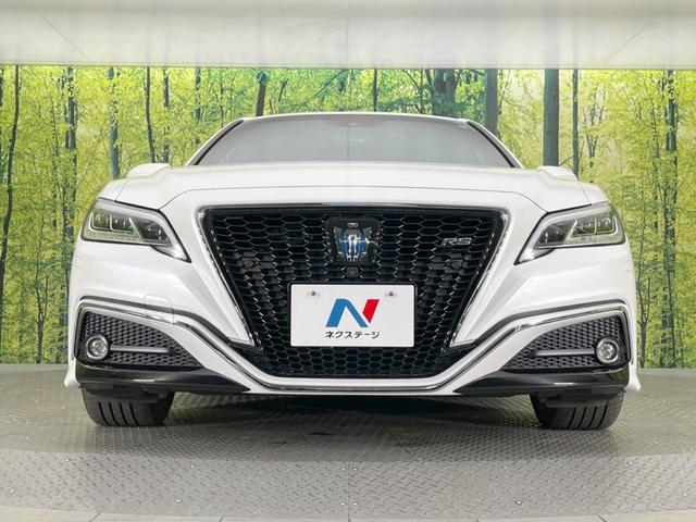 クラウンハイブリッド RSアドバンス 純正12型ナビ 全周囲カメラ 衝突軽減 レーダークルーズ レザーシート シートエアコン ドラレコ コーナーセンサー スマートキー LEDヘッド ETC2.0 純正18インチアルミ オートハイビーム(14枚目)