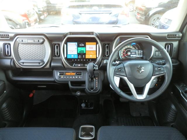 ハスラー ＪスタイルＩＩターボ　ツートン／禁煙／８型ナビＴＶ／Ｂｌｕｅｔｏｏｔｈ／ＬＥＤ／全周囲カメラ／ドライブレコーダー／ＥＴＣ／衝突軽減ブレーキ／前席シートヒーター（8枚目）