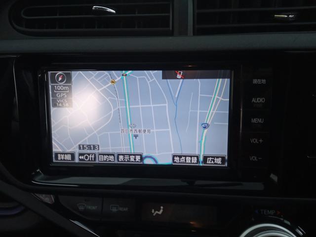 アクア S スマートキー/禁煙/ナビTV/Bluetooth/バックカメラ/ETC/プッシュスタート/オートライト/15インチアルミホイール(11枚目)