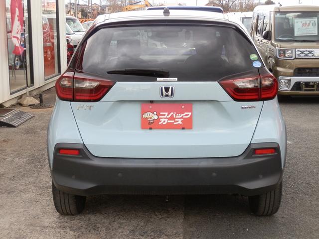 フィット e:HEVクロスター ツートン/禁煙/9型ナビTV/Bluetooth/LED/バックカメラ/ETC/衝突軽減ブレーキ/障害物センサ/レーダークルーズコントロール/スマートキー/プッシュスタート/(13枚目)