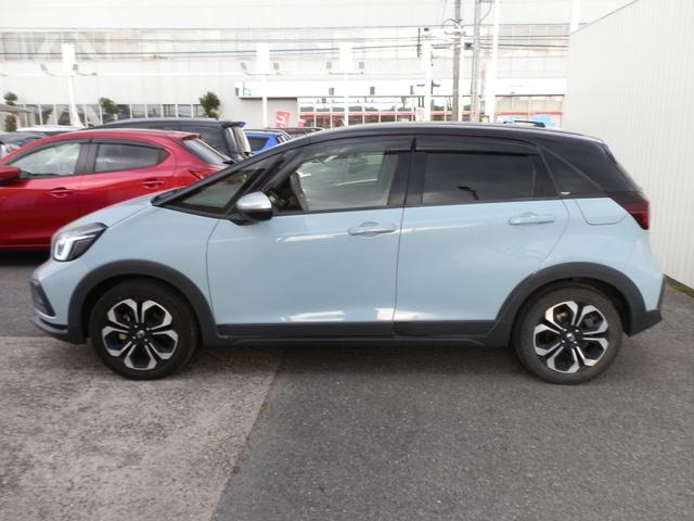 フィット e:HEVクロスター ツートン/禁煙/9型ナビTV/Bluetooth/LED/バックカメラ/ETC/衝突軽減ブレーキ/障害物センサ/レーダークルーズコントロール/スマートキー/プッシュスタート/(22枚目)