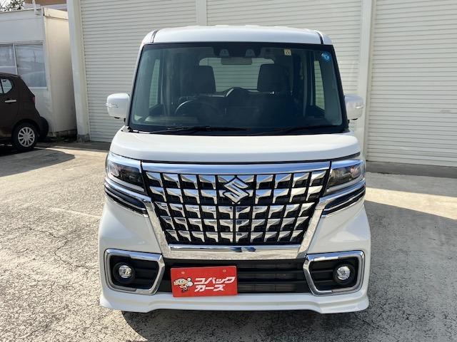 スペーシアカスタム ハイブリッドＸＳ　４ＷＤ／両側電動スライド／黒半革／８型ナビＴＶ／Ｂｌｕｅｔｏｏｔｈ／ＬＥＤ／全周囲カメラ／衝突軽減ブレーキ／前席シートヒーター（24枚目）