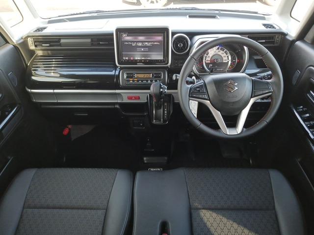 スペーシアカスタム ハイブリッドXS ツートン/両側電動スライド/黒半革/禁煙/8型ナビTV/Bluetooth/LED/全周囲カメラ/ETC/衝突軽減ブレーキ/シートヒーター(8枚目)