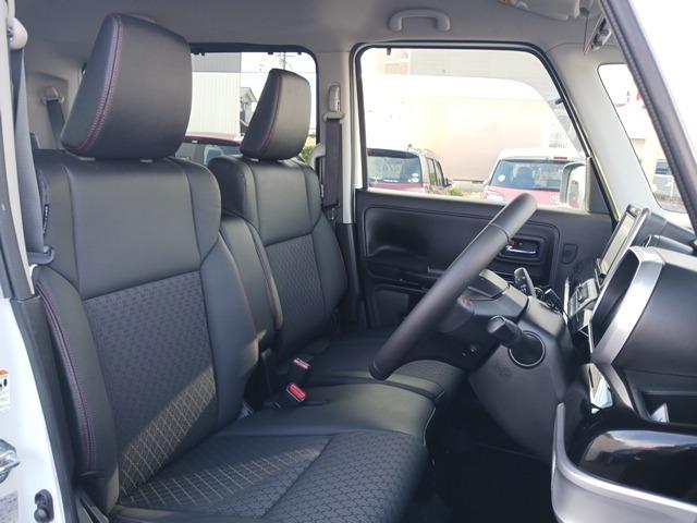 スペーシアカスタム ハイブリッドXS ツートン/両側電動スライド/黒半革/禁煙/8型ナビTV/Bluetooth/LED/全周囲カメラ/ETC/衝突軽減ブレーキ/シートヒーター(9枚目)