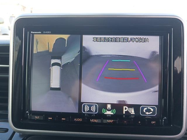 スペーシアカスタム ハイブリッドXS ツートン/両側電動スライド/黒半革/禁煙/8型ナビTV/Bluetooth/LED/全周囲カメラ/ETC/衝突軽減ブレーキ/シートヒーター(11枚目)