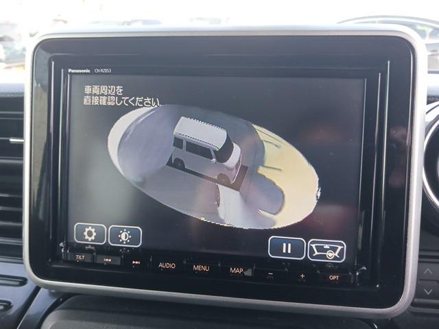 スペーシアカスタム ハイブリッドXS ツートン/両側電動スライド/黒半革/禁煙/8型ナビTV/Bluetooth/LED/全周囲カメラ/ETC/衝突軽減ブレーキ/シートヒーター(19枚目)