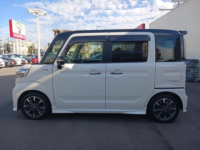 スペーシアカスタム ハイブリッドXS ツートン/両側電動スライド/黒半革/禁煙/8型ナビTV/Bluetooth/LED/全周囲カメラ/ETC/衝突軽減ブレーキ/シートヒーター(22枚目)