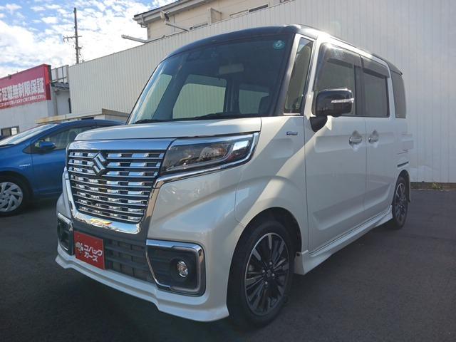 スペーシアカスタム ハイブリッドXS ツートン/両側電動スライド/黒半革/禁煙/8型ナビTV/Bluetooth/LED/全周囲カメラ/ETC/衝突軽減ブレーキ/シートヒーター(23枚目)