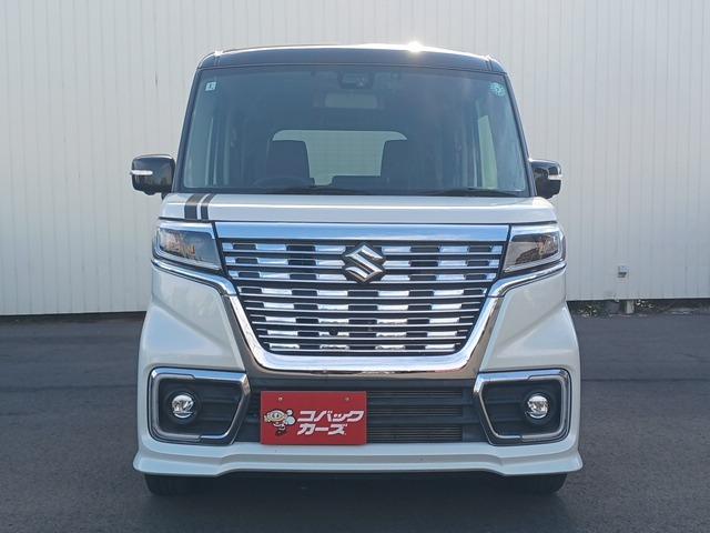 スペーシアカスタム ハイブリッドXS ツートン/両側電動スライド/黒半革/禁煙/8型ナビTV/Bluetooth/LED/全周囲カメラ/ETC/衝突軽減ブレーキ/シートヒーター(24枚目)