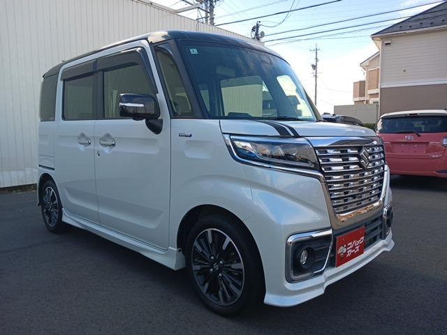 スペーシアカスタム ハイブリッドXS ツートン/両側電動スライド/黒半革/禁煙/8型ナビTV/Bluetooth/LED/全周囲カメラ/ETC/衝突軽減ブレーキ/シートヒーター(25枚目)