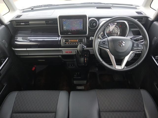 スペーシアカスタム ハイブリッドＸＳターボ　ツートン４ＷＤ／両側電動スライド／黒半革／禁煙／ナビＴＶ／Ｂｌｕｅｔｏｏｔｈ／ＬＥＤ／バックカメラ／ＥＴＣ／衝突軽減ブレーキ／前席シートヒーター（8枚目）