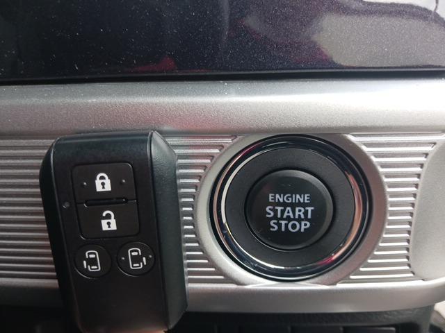 スペーシアカスタム ハイブリッドＸＳターボ　ツートン４ＷＤ／両側電動スライド／黒半革／禁煙／ナビＴＶ／Ｂｌｕｅｔｏｏｔｈ／ＬＥＤ／バックカメラ／ＥＴＣ／衝突軽減ブレーキ／前席シートヒーター（12枚目）