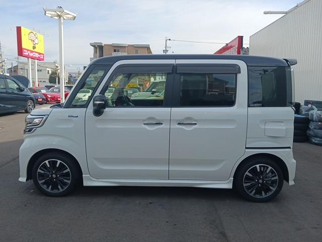 スペーシアカスタム ハイブリッドＸＳターボ　ツートン４ＷＤ／両側電動スライド／黒半革／禁煙／ナビＴＶ／Ｂｌｕｅｔｏｏｔｈ／ＬＥＤ／バックカメラ／ＥＴＣ／衝突軽減ブレーキ／前席シートヒーター（22枚目）