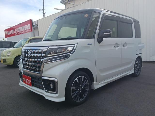 スペーシアカスタム ハイブリッドＸＳターボ　ツートン４ＷＤ／両側電動スライド／黒半革／禁煙／ナビＴＶ／Ｂｌｕｅｔｏｏｔｈ／ＬＥＤ／バックカメラ／ＥＴＣ／衝突軽減ブレーキ／前席シートヒーター（23枚目）