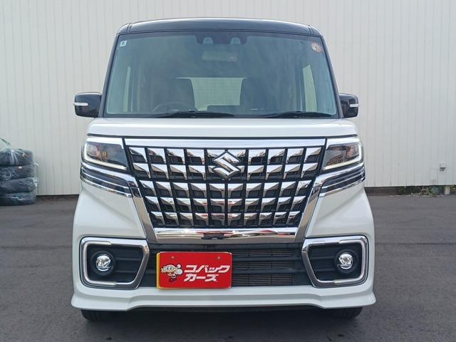 スペーシアカスタム ハイブリッドＸＳターボ　ツートン４ＷＤ／両側電動スライド／黒半革／禁煙／ナビＴＶ／Ｂｌｕｅｔｏｏｔｈ／ＬＥＤ／バックカメラ／ＥＴＣ／衝突軽減ブレーキ／前席シートヒーター（24枚目）