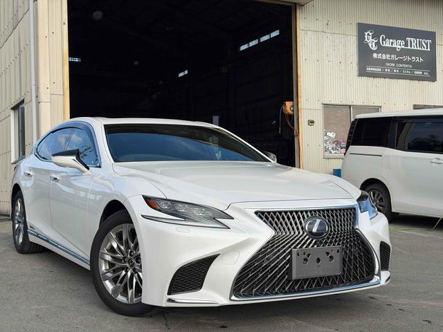 ＬＳ ＬＳ５００ｈ　Ｉパッケージ　４ＷＤ　クリアランスソナー　オートクルーズコントロール　衝突被害軽減システム　ナビ　アルミホイール　オートライト　ＬＥＤヘッドランプ　サンルーフ　ＣＶＴ　スマートキー　電動格納ミラー　盗難防止システム（3枚目）