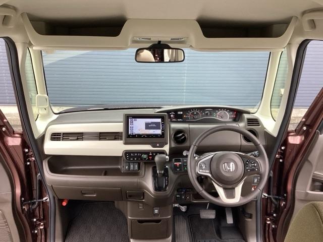 N-BOX L・ターボ ターボ車 ホンダセンシング ホンダ純正7インチインターナビ Bluetooth 地デジ対応 DVDビデオ バックカメラ 電子パーキングブレーキ LEDヘッドライト 両側電動スライドドア ETC(17枚目)