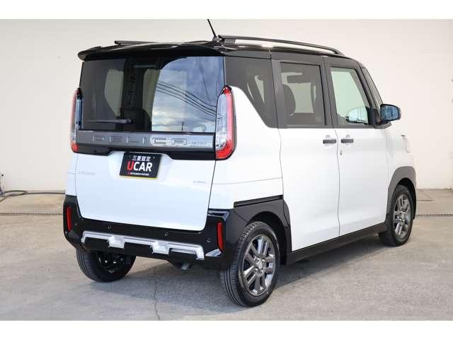 デリカミニ Ｔ　プレミアム　９型ナビ　地デジＴＶ　全方位カメラ　衝突軽減装置　ターボエンジン　記録簿付　ナビＴＶ　寒冷地　パワステ　フルタイム４ＷＤ　エアバッグ　ＬＥＤヘッド　ＥＳＣ　サイドカメラ　クルコン　インテリキー　ＡＢＳ（2枚目）