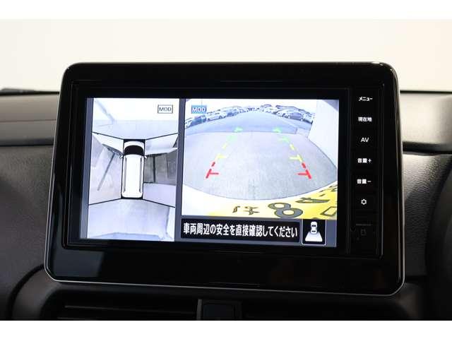 デリカミニ Ｔ　プレミアム　９型ナビ　地デジＴＶ　全方位カメラ　衝突軽減装置　ターボエンジン　記録簿付　ナビＴＶ　寒冷地　パワステ　フルタイム４ＷＤ　エアバッグ　ＬＥＤヘッド　ＥＳＣ　サイドカメラ　クルコン　インテリキー　ＡＢＳ（8枚目）