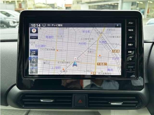 デリカミニ Ｔ　プレミアム　純正ナビ　地デジＴＶ　全方位カメラ　衝突軽減装置　ターボエンジン　記録簿付　ナビＴＶ　寒冷地　パワステ　フルタイム４ＷＤ　エアバッグ　ＬＥＤヘッド　ＥＳＣ　サイドカメラ　クルコン　インテリキー　ＤＶＤ（8枚目）