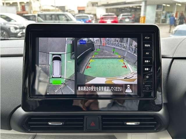 デリカミニ Ｔ　プレミアム　純正ナビ　地デジＴＶ　全方位カメラ　衝突軽減装置　ターボエンジン　記録簿付　ナビＴＶ　寒冷地　パワステ　フルタイム４ＷＤ　エアバッグ　ＬＥＤヘッド　ＥＳＣ　サイドカメラ　クルコン　インテリキー　ＤＶＤ（9枚目）