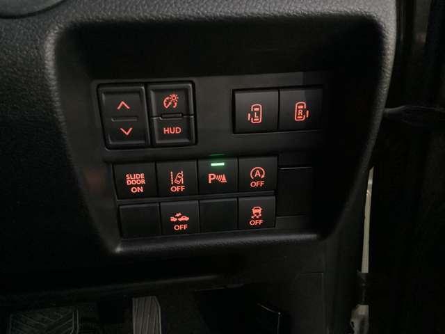 デリカD:2 ハイブリッドMZ 全方位カメラ付ナビパッケージ 純正ナビ・フルセグTV・全周囲カメラ クルコン 全周囲モニター LEDライト フルセグ 衝突軽減 両側パワースライドドア アルミホイール コーナーセンサー フルフラット 横滑り防止装置 禁煙車 DVD(9枚目)