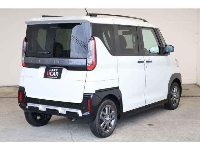 デリカミニ Ｔ　プレミアム　純正ナビ　地デジＴＶ　全方位カメラ　衝突軽減装置　ターボエンジン　記録簿付　ナビＴＶ　寒冷地　パワステ　フルタイム４ＷＤ　エアバッグ　ＬＥＤヘッド　ＥＳＣ　サイドカメラ　クルコン　インテリキー　ＡＢＳ（2枚目）